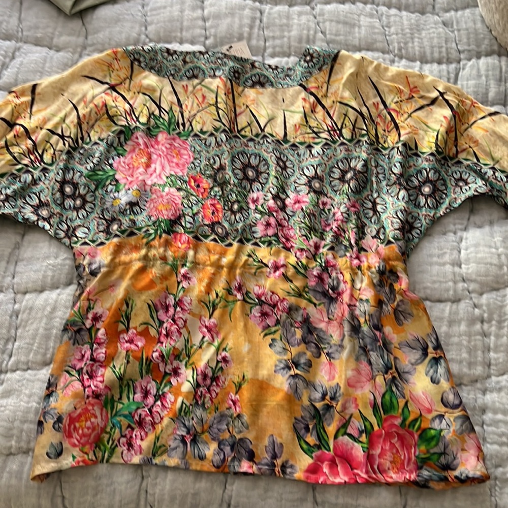 Multicolored silk jacket - Picture 6 of 6